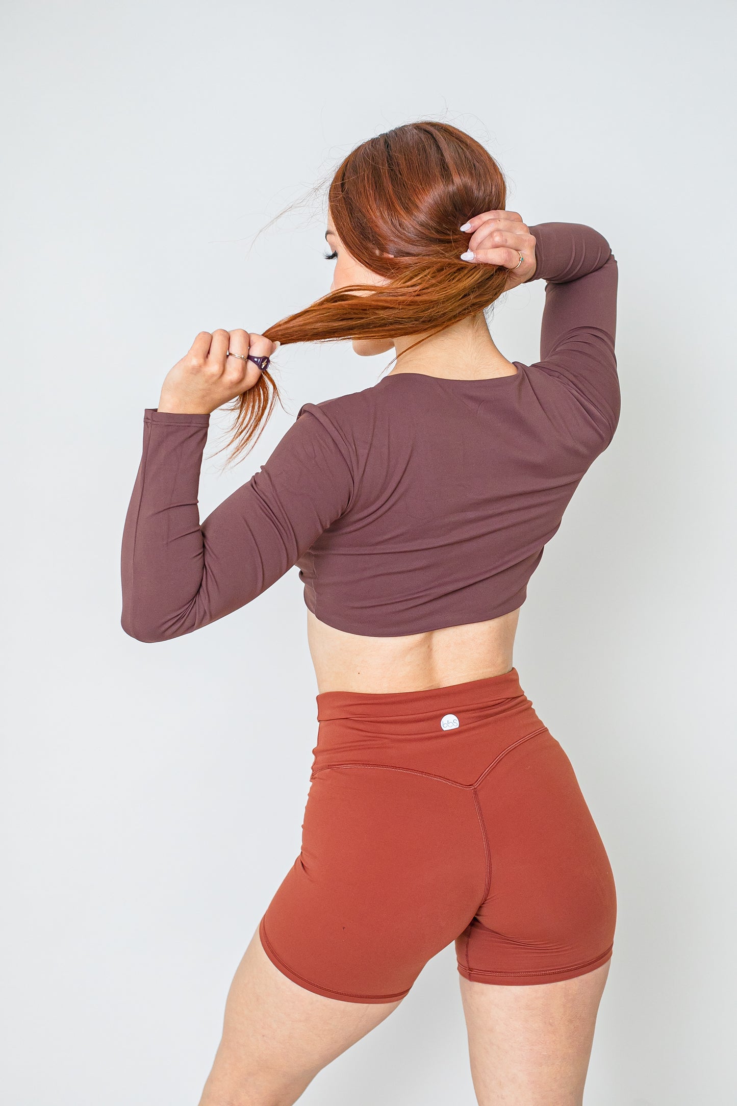 Front Twist Crop Long Sleeve